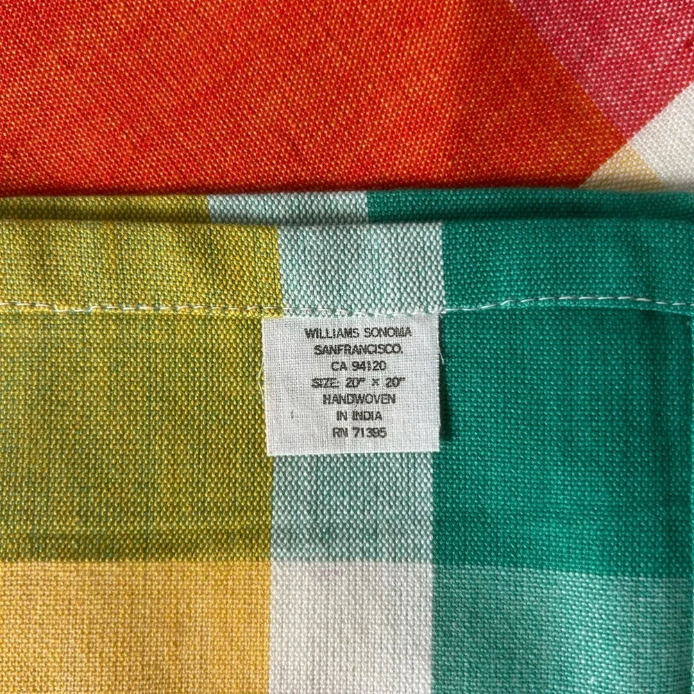 Williams Sonoma handwoven napkin
